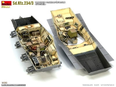Sd.Kfz.234/3 Schwerer PanzerspĂ„â€šĂ‚Â¤hwagen Ä‚â€šĂ‚Â«stummelÄ‚â€šĂ‚Â» - zdjÄ™cie 42