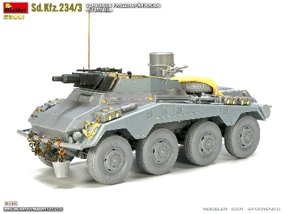 Sd.Kfz.234/3 Schwerer PanzerspĂ„â€šĂ‚Â¤hwagen Ä‚â€šĂ‚Â«stummelÄ‚â€šĂ‚Â» - zdjÄ™cie 43