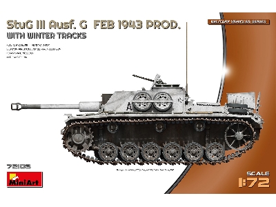 Stug Iii Ausf. G Feb 1943 Prod. With Winter Tracks - zdjęcie 1
