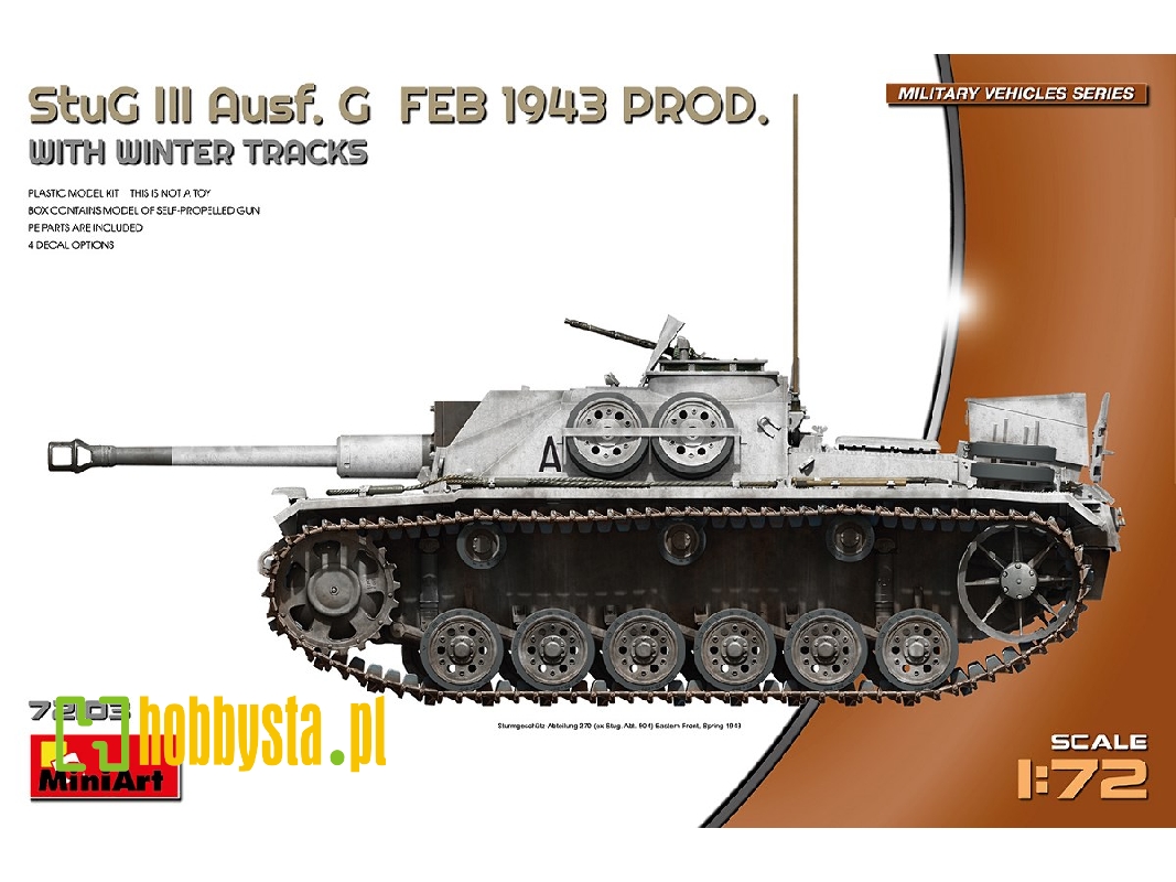 Stug Iii Ausf. G Feb 1943 Prod. With Winter Tracks - zdjęcie 1 Stug Iii Ausf. G Feb 1943 Prod. With Winter Tracks - zdjęcie 1