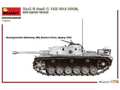 Stug Iii Ausf. G Feb 1943 Prod. With Winter Tracks - zdjęcie 3