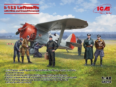 I-153 Luftwaffe With Pilots And Ground Personnel - zdjęcie 1