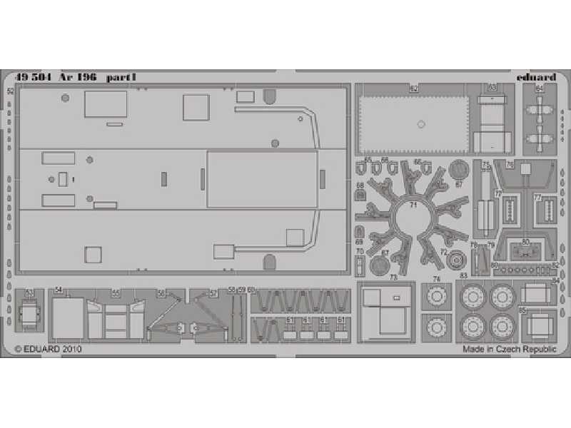 Ar 196 S. A. 1/48 - Italeri - blaszki - zdjęcie 1 Ar 196 S. A. 1/48 - Italeri - blaszki - zdjęcie 1
