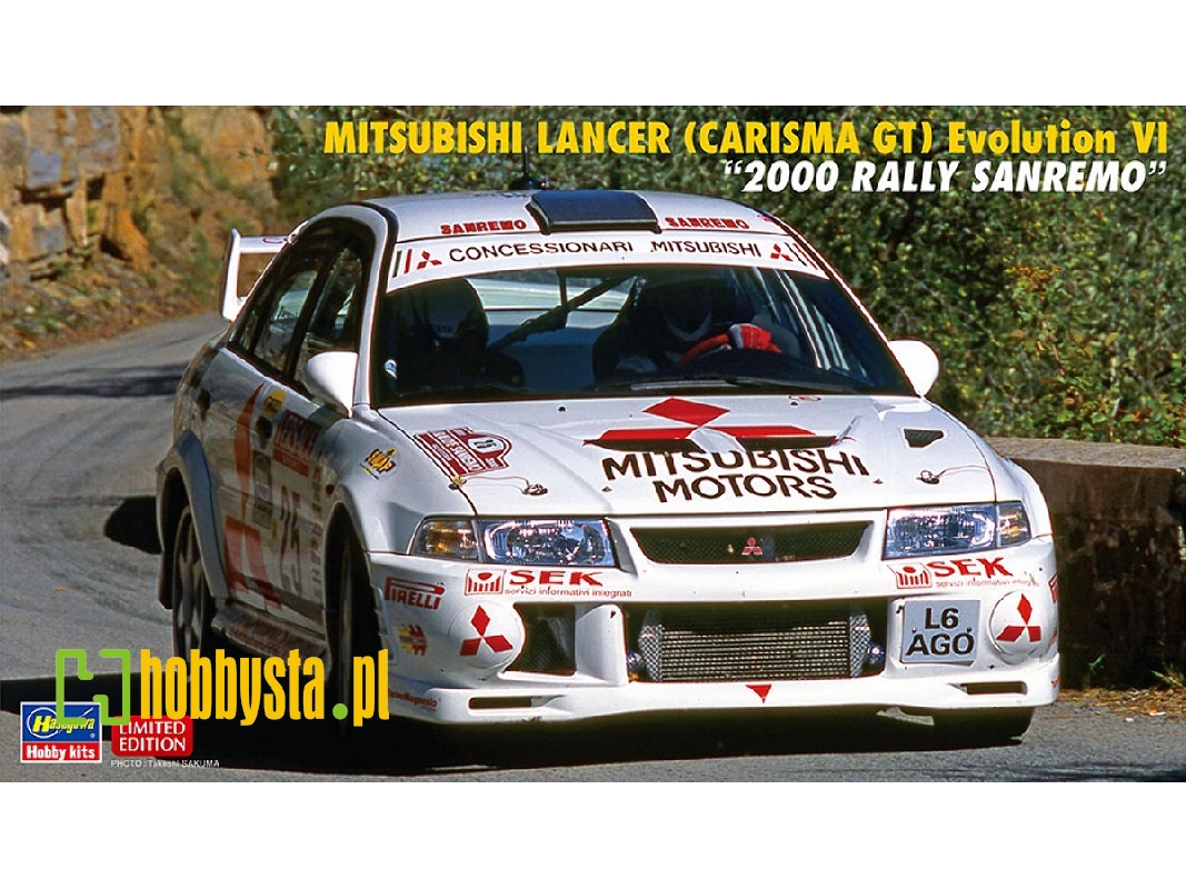 Mitsubishi Lancer (Carisma Gt) Evolution Vi '2000 Rally Sanremo' - zdjęcie 1 Mitsubishi Lancer (Carisma Gt) Evolution Vi '2000 Rally Sanremo' - zdjęcie 1