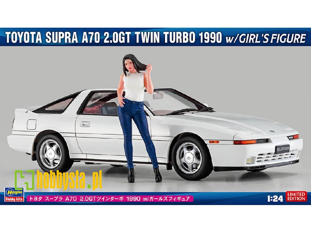 Toyota Supra A70 2.0gt Twin Turbo 1990 With Girl's Figure - zdjęcie 1 Toyota Supra A70 2.0gt Twin Turbo 1990 With Girl's Figure - zdjęcie 1