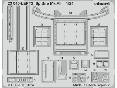Spitfire Mk. VIII 1/24 - AIRFIX - zdjęcie 2