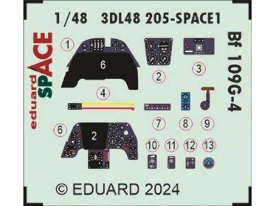 Bf 109G-4 SPACE 1/48 - EDUARD - zdjęcie 3