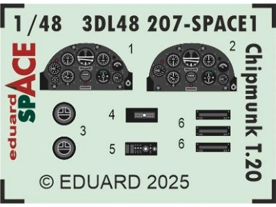 Chipmunk T.20 SPACE 1/48 - AIRFIX - zdjęcie 3