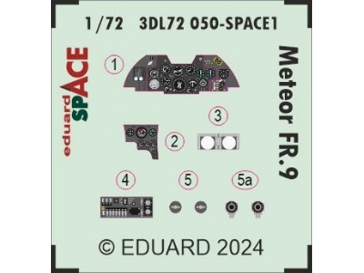 Meteor FR.9 SPACE 1/72 - AIRFIX - zdjęcie 3