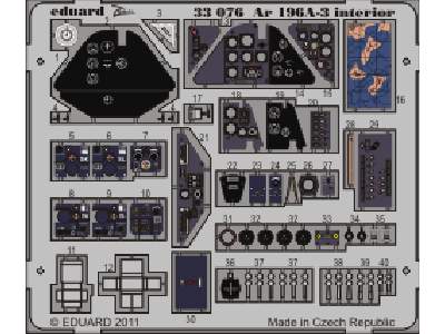  Ar 196A-3 interior S. A. 1/32 - Revell - blaszki - zdjęcie 1