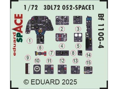 Bf 110G-4 SPACE 1/72 - EDUARD - zdjęcie 3