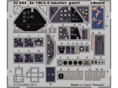  Ar 196A-3 interior S. A. 1/32 - Revell - blaszki - zdjęcie 1