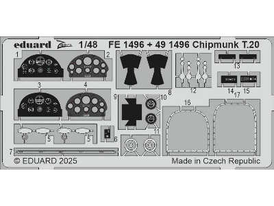 Chipmunk T.20 1/48 - AIRFIX - zdjęcie 2