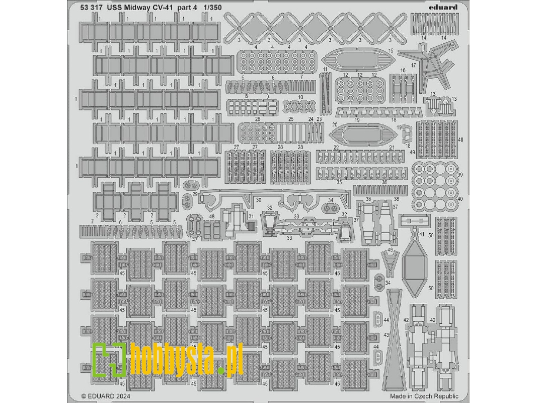 USS Midway CV-41 part 4 1/350 - TRUMPETER - zdjęcie 1