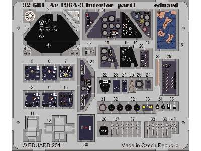  Ar 196A-3 interior S. A. 1/32 - Revell - blaszki - zdjęcie 2