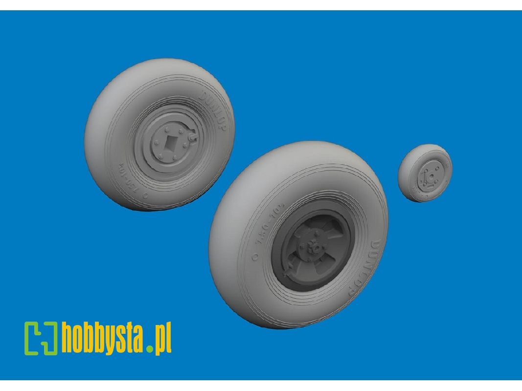 Spitfire Mk. VIII wheels 4spoke 1/24 - AIRFIX - zdjęcie 1 Spitfire Mk. VIII wheels 4spoke 1/24 - AIRFIX - zdjęcie 1