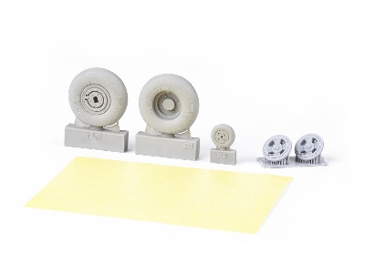 Spitfire Mk. VIII wheels 4spoke 1/24 - AIRFIX - zdjęcie 4