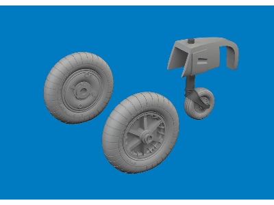 Bf 109E wheels 1/32 - EDUARD - zdjęcie 1