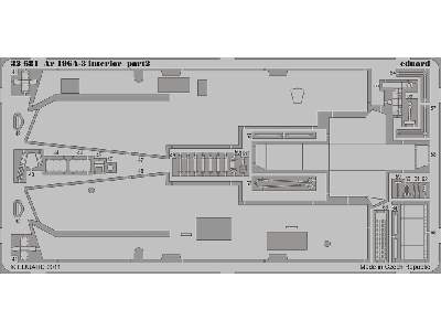  Ar 196A-3 interior S. A. 1/32 - Revell - blaszki - zdjęcie 3