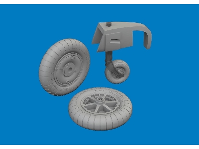 Bf 109E wheels 1/32 - EDUARD - zdjęcie 2