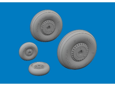 MC.205 Veltro wheels 1/32 - ITALERI - zdjęcie 2