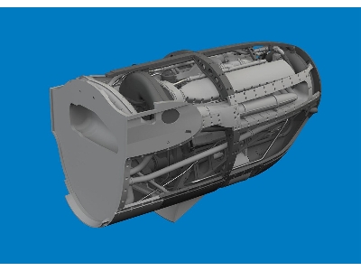 P-38F/ G right engine PRINT 1/48 - TAMIYA - zdjęcie 2