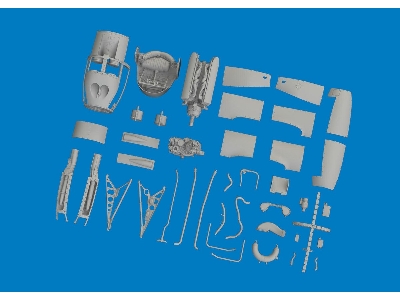 P-38F/ G right engine PRINT 1/48 - TAMIYA - zdjęcie 3