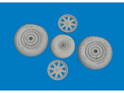 P-39 wheels early 1/48 - ARMA HOBBY - zdjęcie 3