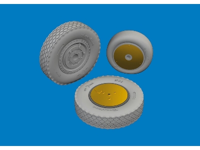 P-39 wheels late 1/48 - ARMA HOBBY - zdjęcie 1