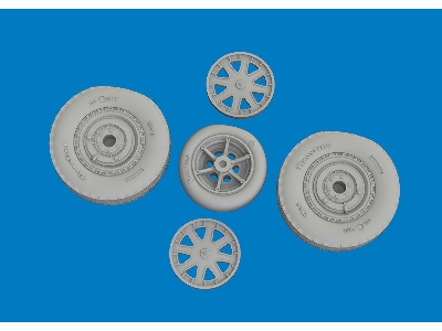 P-39 wheels late 1/48 - ARMA HOBBY - zdjęcie 3