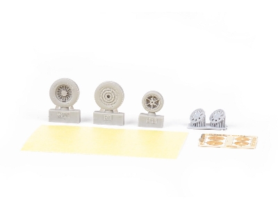 P-39 wheels late 1/48 - ARMA HOBBY - zdjęcie 4