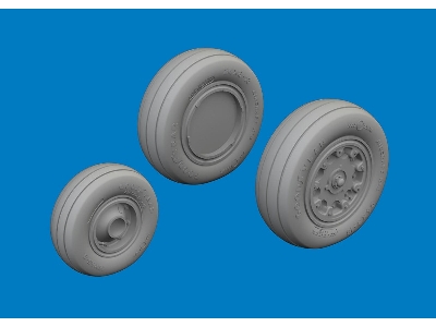 F-5E/ F/N wheels 1/48 - AFV CLUB - zdjęcie 1