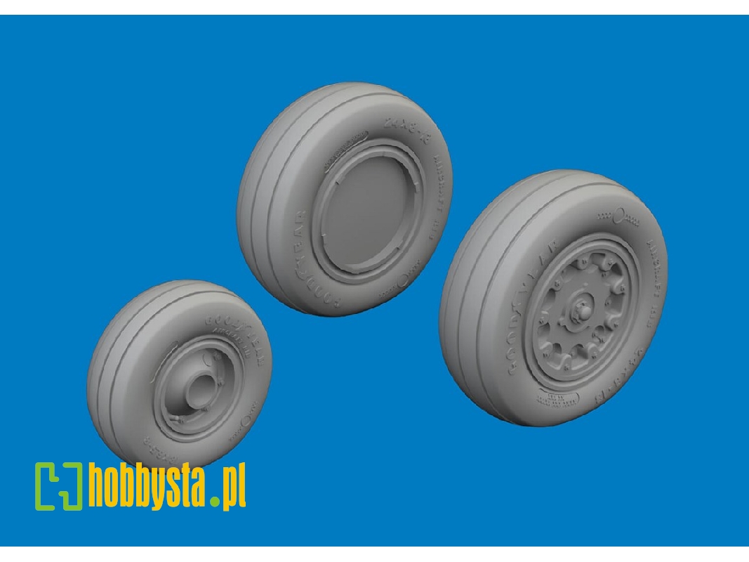 F-5E/ F/N wheels 1/48 - AFV CLUB - zdjęcie 1