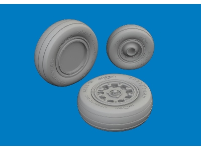 F-5E/ F/N wheels 1/48 - AFV CLUB - zdjęcie 2