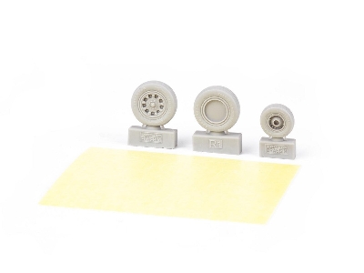 F-5E/ F/N wheels 1/48 - AFV CLUB - zdjęcie 4