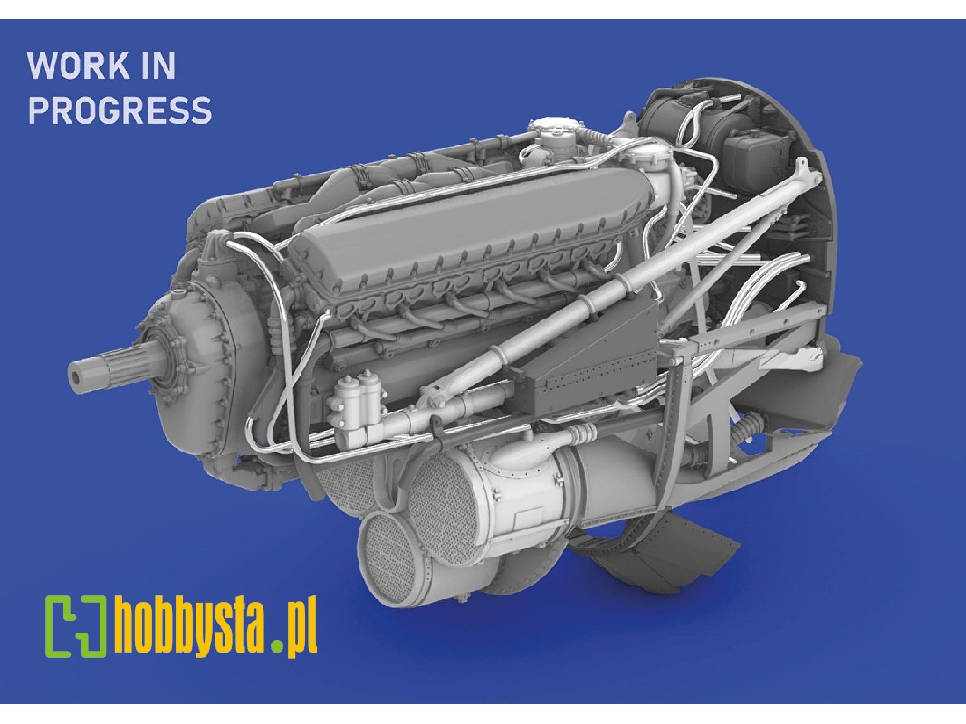 P-40E engine PRINT 1/48 - EDUARD - zdjęcie 1 P-40E engine PRINT 1/48 - EDUARD - zdjęcie 1