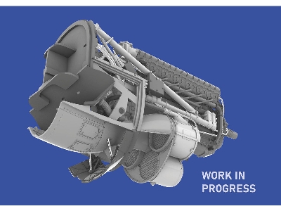 P-40E engine PRINT 1/48 - EDUARD - zdjęcie 5