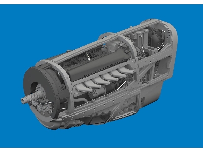 P-51D engine PRINT 1/72 - EDUARD - zdjęcie 1
