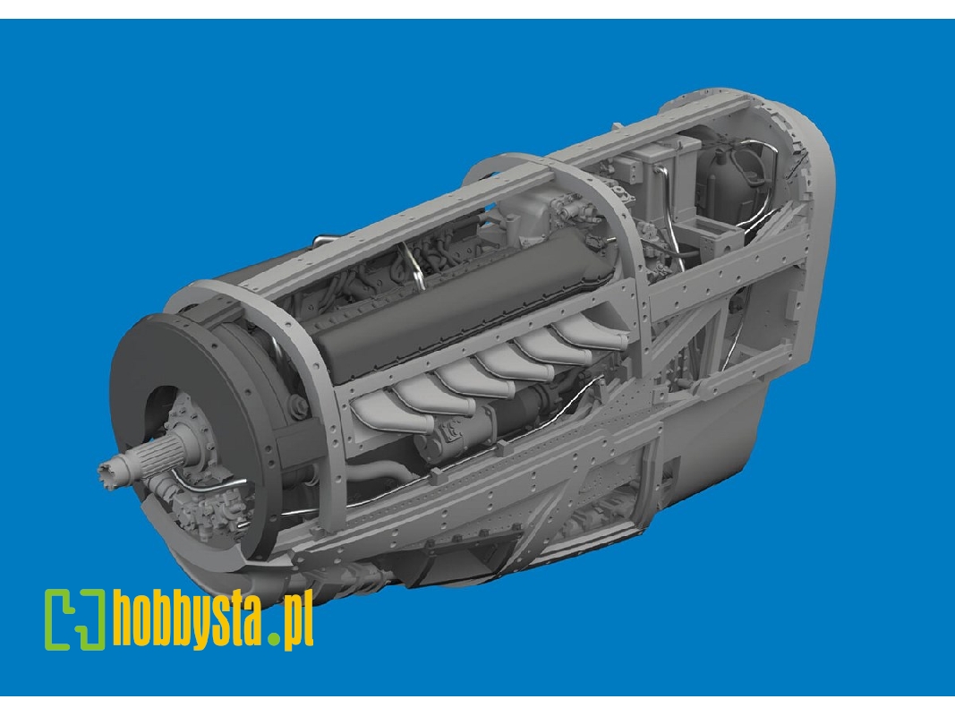 P-51D engine PRINT 1/72 - EDUARD - zdjęcie 1 P-51D engine PRINT 1/72 - EDUARD - zdjęcie 1