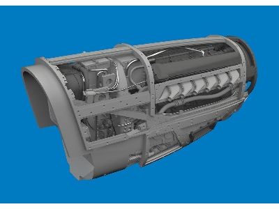 P-51D engine PRINT 1/72 - EDUARD - zdjęcie 2