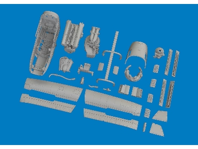 P-51D engine PRINT 1/72 - EDUARD - zdjęcie 3