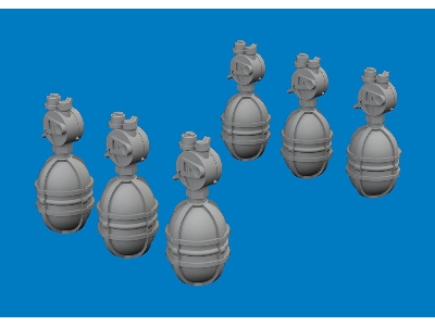 WWII USAAF oxygen cylinder A-4 PRINT 1/72 - zdjęcie 1