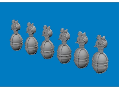 WWII USAAF oxygen cylinder A-4 PRINT 1/72 - zdjęcie 2