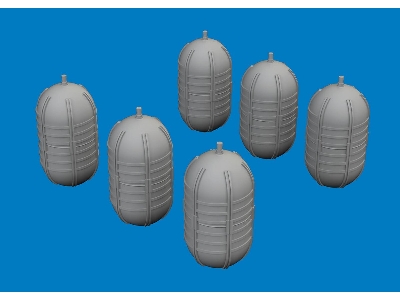 WWII USAAF oxygen tank G-1 PRINT 1/72 - zdjęcie 1