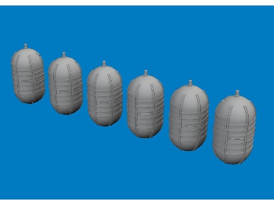 WWII USAAF oxygen tank G-1 PRINT 1/72 - zdjęcie 2
