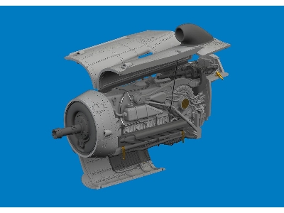 Bf 109G-10 WNF engine PRINT 1/72 - EDUARD - zdjęcie 1