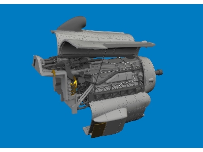 Bf 109G-10 WNF engine PRINT 1/72 - EDUARD - zdjęcie 2