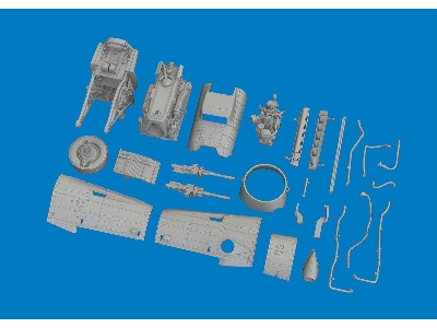 Bf 109G-10 WNF engine PRINT 1/72 - EDUARD - zdjęcie 4