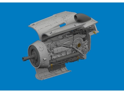 Bf 109G-10 Mtt Regensburg engine PRINT 1/72 - EDUARD - zdjęcie 1