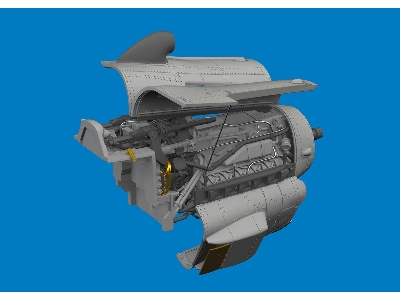Bf 109G-10 Mtt Regensburg engine PRINT 1/72 - EDUARD - zdjęcie 2